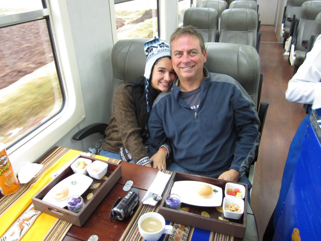 Good Food on the Peru Train