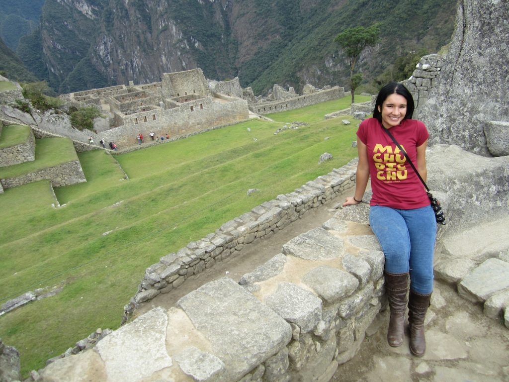 Yohana in Machu Picchu